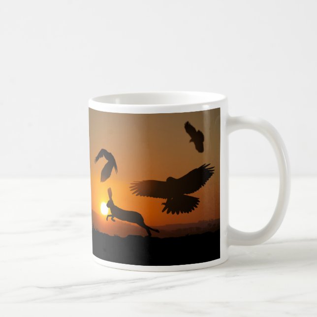 Harris Hawks Coffee Mug (Right)