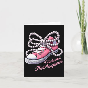 Harris I Understand The Ignment Shoes & Pearl Card