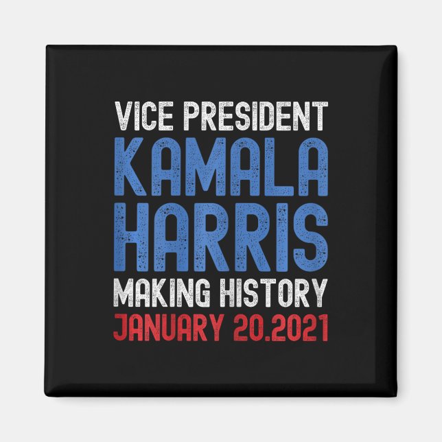 Harris Inauguration 2021 Making History  Magnet (Front)