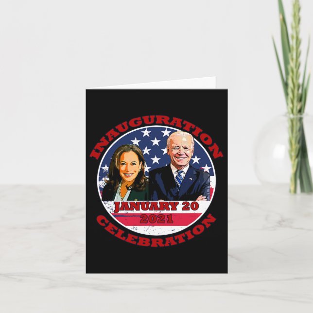 Harris Inauguration  Card (Front)