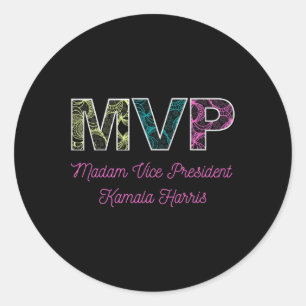 Harris Inauguration Day Mvp Madam Vice President Classic Round Sticker