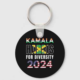 Harris India Jamaica Flag Diversity 2024 Key Ring