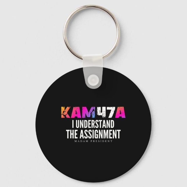 Harris Kam47a I Understand The Ignment Meme  Key Ring (Front)
