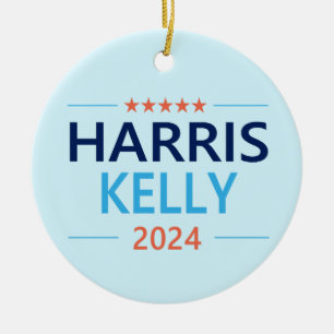 Harris Kelly 2024 Ceramic Ornament