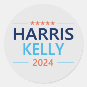 Harris Kelly 2024 Classic Round Sticker
