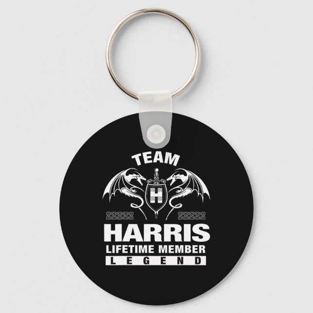 Harris Lifetime Member Gifts  Key Ring (Front)