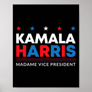 Harris Madame Vice President 2020 Feminist Electio Poster