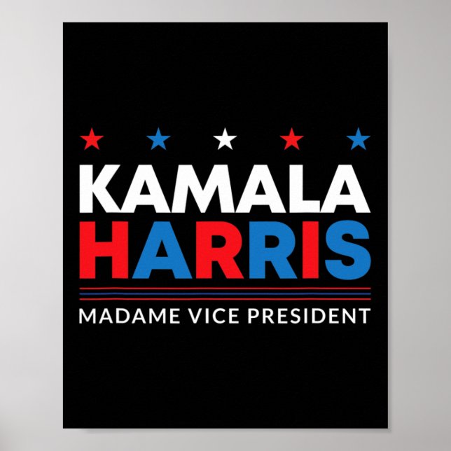 Harris Madame Vice President 2020 Feminist Electio Poster (Front)