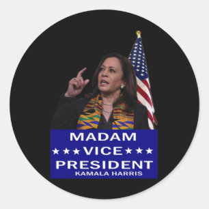 Harris Mvp Madam Vice President Biden Harris 2020  Classic Round Sticker