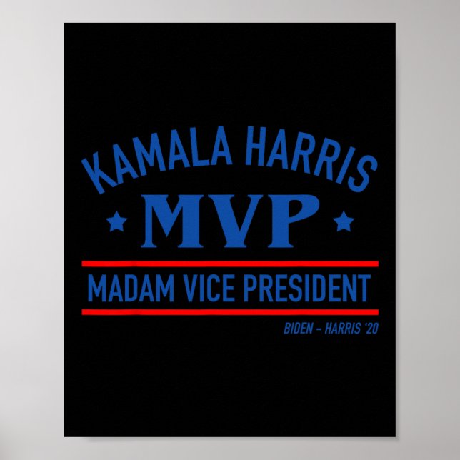 Harris Mvp Madam Vice President Biden Harris 2020  Poster (Front)