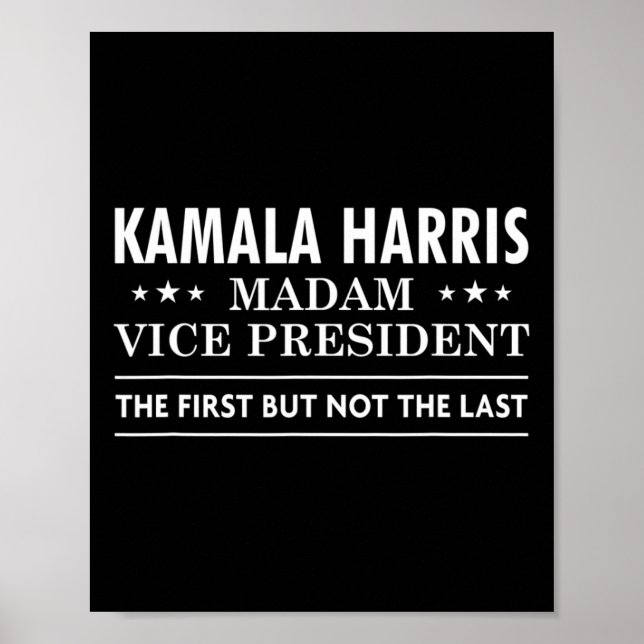 Harris Mvp Shirt - Madam Vice President  Poster (Front)