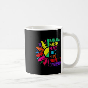 Harris Peace Love Equality Hope Diversity 1 Coffee Mug