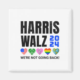 Harris Peace Love Equality Lgbt Human Rights Hope  Magnet