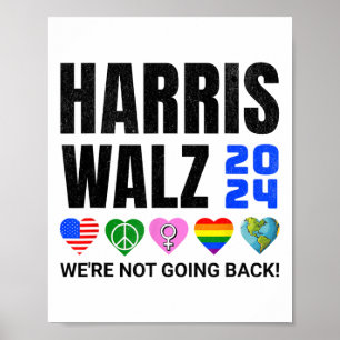 Harris Peace Love Equality Lgbt Human Rights Hope Poster