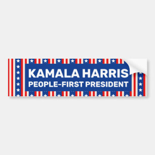Harris People-First President Bumper Sticker