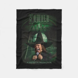 Harris President Laughing Wicked Witch Of The Leas Fleece Blanket