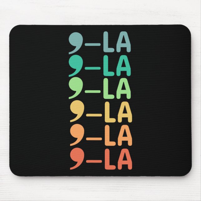 Harris Punctuation Funny Election Campaign Wear  Mouse Pad (Front)