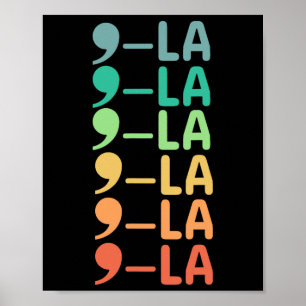 Harris Punctuation Funny Election Campaign Wear  Poster