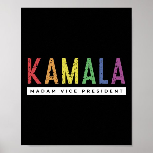 Harris Rainbow Lgbt Pride Grunge Rainbow  Poster (Front)