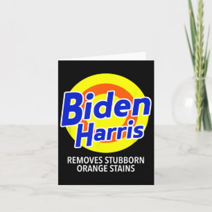 Harris Removes Stubborn Orange Stains Vote Anti-tr Card