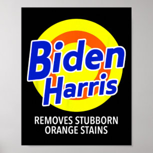 Harris Removes Stubborn Orange Stains Vote Anti-tr Poster