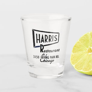 Harris Restaurant, Chicago, Illinois Shot Glass
