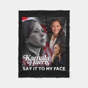Harris Say It To My Face Fleece Blanket