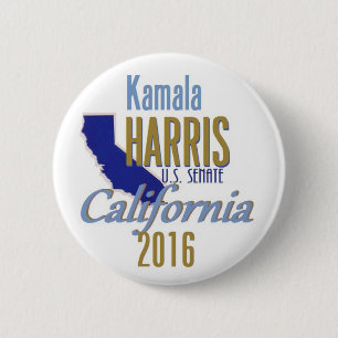 HARRIS Senate 2016 6 Cm Round Badge