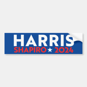 HARRIS SHAPIRO 2024 BUMPER STICKER