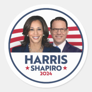 HARRIS SHAPIRO 2024 CLASSIC ROUND STICKER