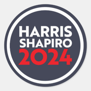 HARRIS SHAPIRO 2024 CLASSIC ROUND STICKER