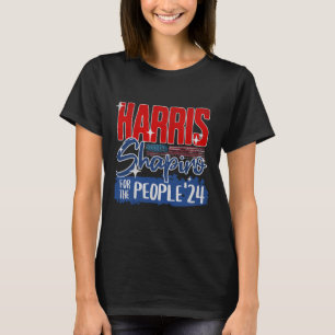 Harris-shapiro 2024 For The People Patriotic Us Fl T-Shirt