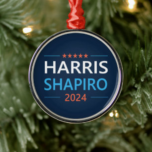 Harris Shapiro 2024 Metal Ornament