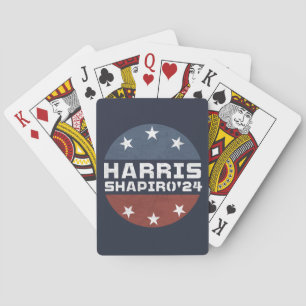 Harris Shapiro 2024 Vintage Red Blue Playing Cards