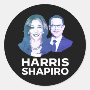 HARRIS SHAPIRO CLASSIC ROUND STICKER