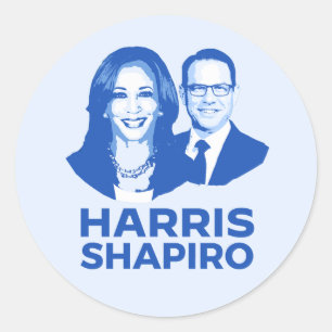 HARRIS SHAPIRO CLASSIC ROUND STICKER