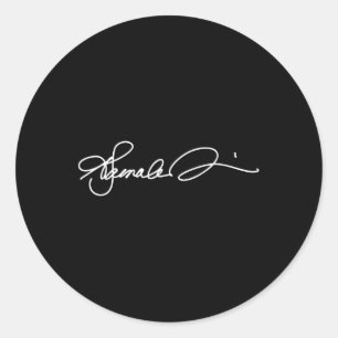 Harris Signature 47 For Usa President Campaign Classic Round Sticker