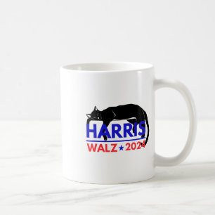 Harris Tim Waltz Harris Waltz 2024 Harris Cat  Coffee Mug