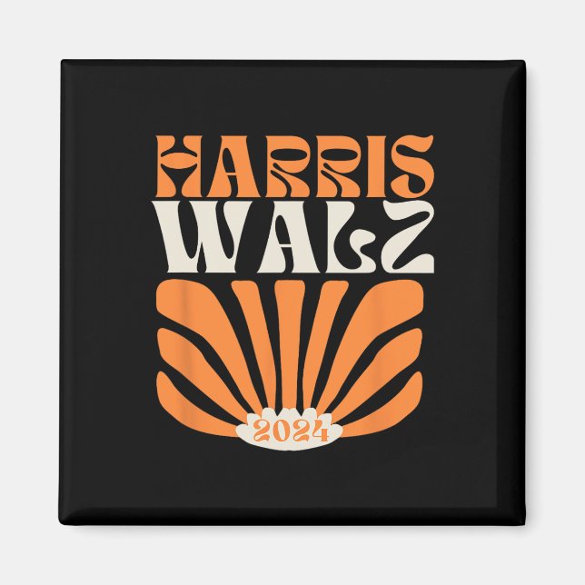 Harris Tim Walz 2024 Election 2024 Harris Waltz  Magnet (Front)