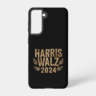 Harris Tim Walz Crest Vintage Harris Waltz 2024 Samsung Galaxy Case