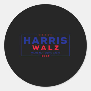Harris Tim Walz Waltz 2024 Vp Harris Waltz Electio Classic Round Sticker