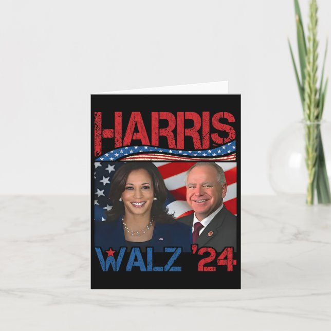Harris Tim Walz Waltz 3  Card (Front)