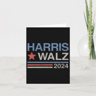 Harris Tim Walz Waltz Vp President Harris Waltz 20 Card