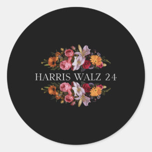 Harris Tim WAlzheimer 24 Women Girls Classic Round Sticker