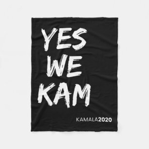 Harris Vice President 2020 Yes We Kam Yes We Can  Fleece Blanket