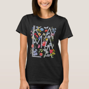 Harris Vintage Floral Feminine First Female Presid T-Shirt