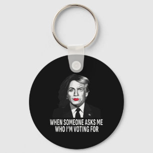 Harris Vs Donald Trump Funny Election Meme  Key Ring