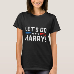 Harris W 2024 Let's Go Harry Funny Harry B Politic T-Shirt