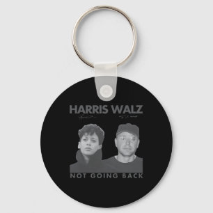 Harris W Not Going Back 80s Photo Retro 2024 Vote Key Ring