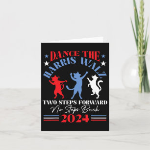 Harris Waltz 2024 Cat Lady Dance 2 Steps Forward N Card
